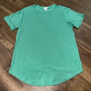 White Crow Cataline Raw Edge Tee | Green | Size M | Buckle